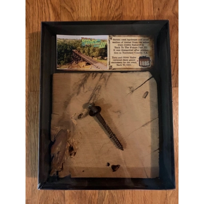 Screen Used Train Trestle Hardware and Timber