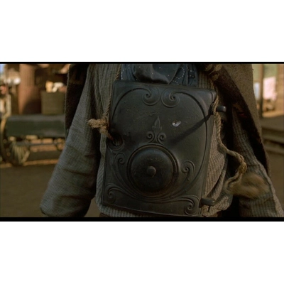 'Back to the Future Part III' Marty McFly/Clint Eastwood Stove door prop replica