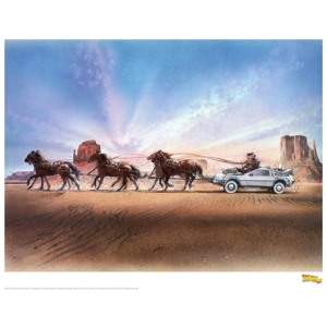 Limited Edition Drew Struzan Print Back to the Future Part III