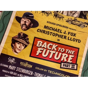 Exclusive Back to the Future Part III Poster!