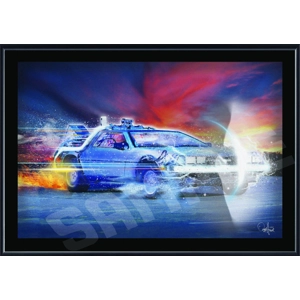 DeLorean Time Traveling Poster!