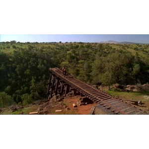 Screen Used Train Trestle Hardware and Timber