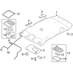 Galinio vaizdo veidrodėlio laidas, kabelis