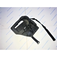 Padangų remonto įrankių, pompos, dėklas, laikiklis su defe..