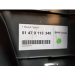 Bagažinės spynos apdaila, Loading Sill Cover, BMW 740 750 760 2009-2015