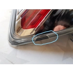 Galinis žibintas su defektu, KAIRĖ, Tail Lamp, NISSAN ROGUE X-TRAIL 2014 - 2016