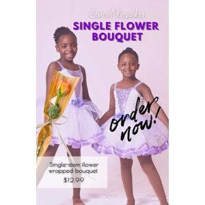 Single-Flower Wrapped Bouquet