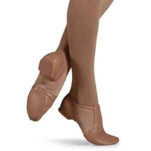 (Adult) SKIN-TONED HAZELNUT Stretch Jazz Shoe