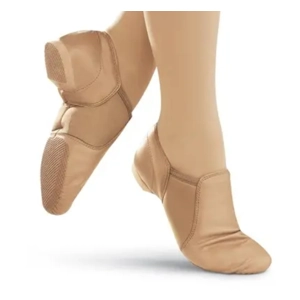 (Child) SKIN-TONED CARAMEL Stretch Jazz Shoe