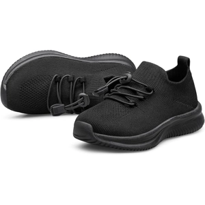 ADULT Black Mesh Sneakers