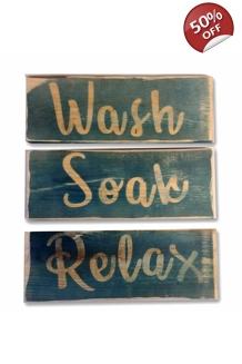 Wash, Soak, Relax ..
