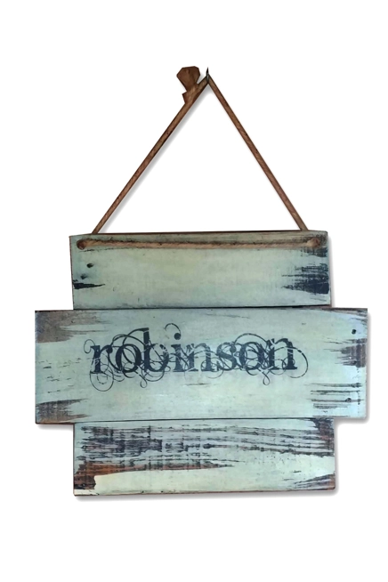 Monogram Pallet Sign