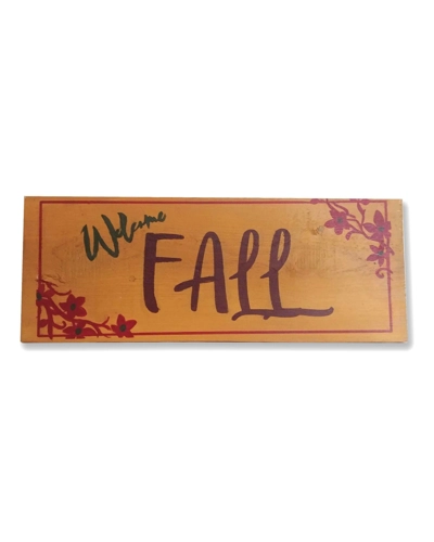 Welcome Fall Sign