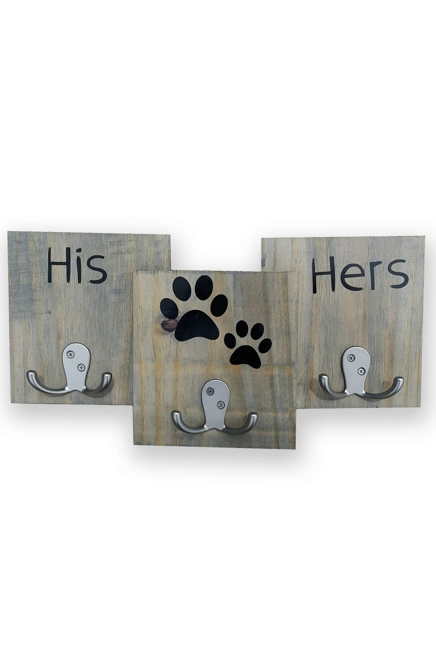 His, Hers, & Paws Leash Holder