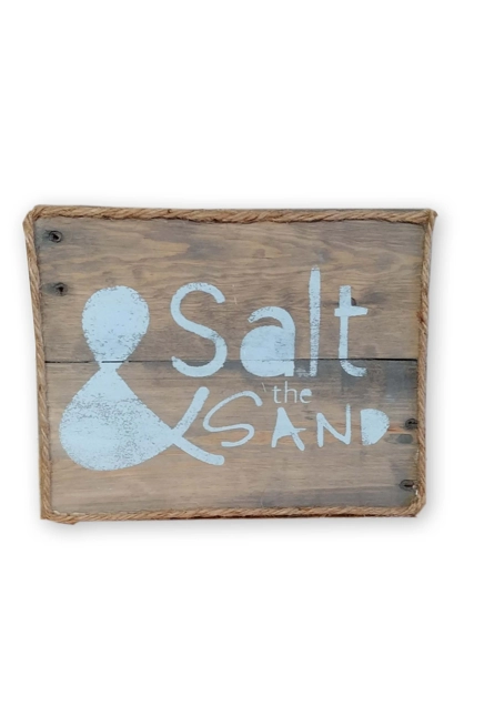 Salt & Sand Pallet Sign