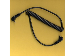 Coiled Sync lead for Vivitar 283 285 Male PC to Vivitar jack cable