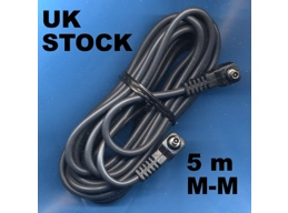 5 m MALE MALE pc sync sincro lead cord