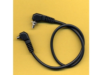 35cm Male pc to Male SCREWLOCK pc Sync Sincro Lead Cord