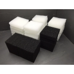 52 Juwel Wool Pads & 12 Carbon Pads Compact Bioflow 3.0