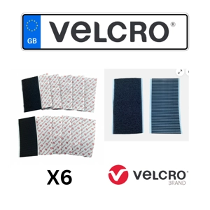 Velcro 50mm wide Strips 6PK