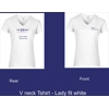V-neck Lady Fit T-shirt