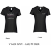V-neck Lady Fit T-shirt