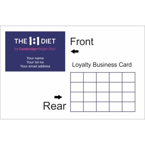 Loyalty Stamp Business Card