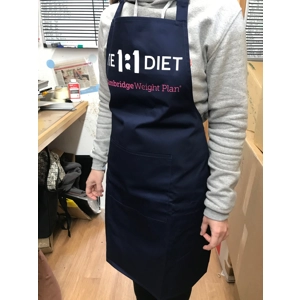 Apron with pockets and adjustable neck