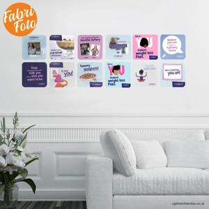 FabriFoto® Pre-Designed Photo Wall Stickers