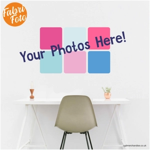 FabriFoto® Your Photos - Personalised Wall Stickers