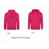 Zipped Hoodie, Personalised