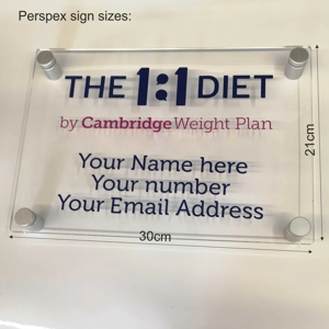 External Perspex Sign