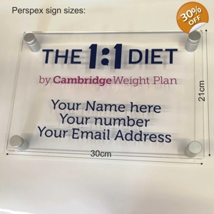 External Perspex Sign