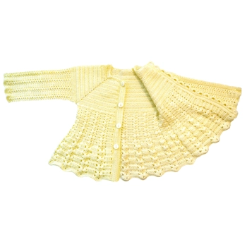 Cardigan "Yellow Lace"