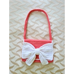 Handbag with a bow