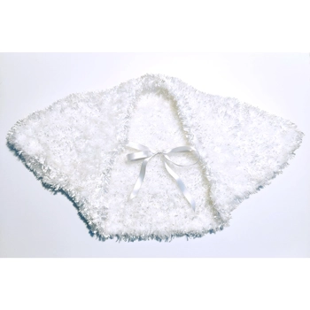 White Fluffy Bolero