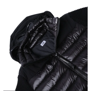 C.P. COMPANY Men's Knitted Down Goggle Jacket