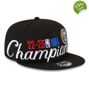 New Era Denver Nuggets 2023 NBA Finals Champions Locker Room 9FIFTY Snapback Hat