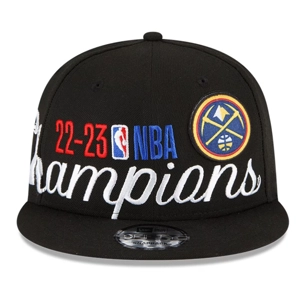New Era Denver Nuggets 2023 NBA Finals Champions Locker Room 9FIFTY Snapback Hat
