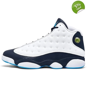 Nike Jordan Mens Air Jordan 13 Retro Obsidian-White/Dark Powder Blue-multi