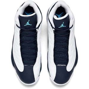 Nike Jordan Mens Air Jordan 13 Retro Obsidian-White/Dark Powder Blue-multi