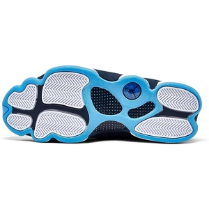 Nike Jordan Mens Air Jordan 13 Retro Obsidian-White/Dark Powder Blue-multi