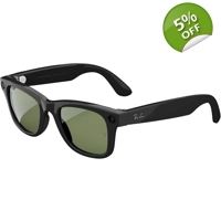 Ray-Ban Stories Wayfarer Smart Glasses Shiny Bla..
