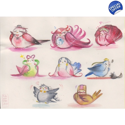 One of a Kind- Original Illustrations title=