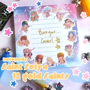 Note Pad - Saint Seiya 12 Gold Saints