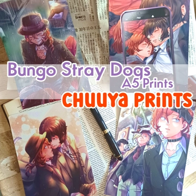 Prints - A5 - Bungo Stray Dogs - Chuuya Prints title=