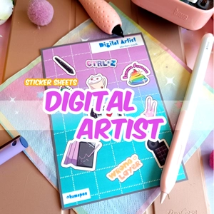 Sticker sheet - Digital Artist