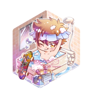 Stickers - SK∞ - Bath Time