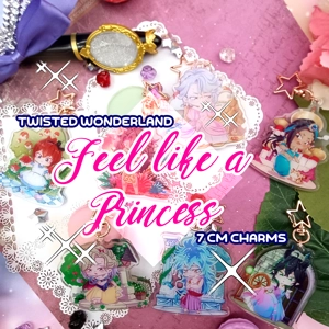 Charms -Twisted Wonderland - Feel Like a Princess - 7cm Charms