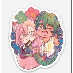 Stickers - Sk∞ - Tiger & Fox Matchablossom